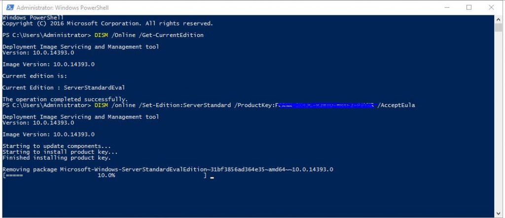 How to Upgrade Windows Server 2019 Evaluation to Full Version - ODosta Inc.
