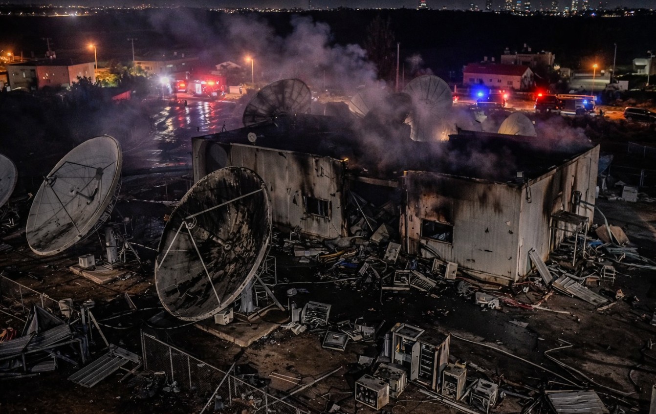 Ha’ela Satellite Communications Center Attack The Night the Sky Over Tel Aviv Burned
