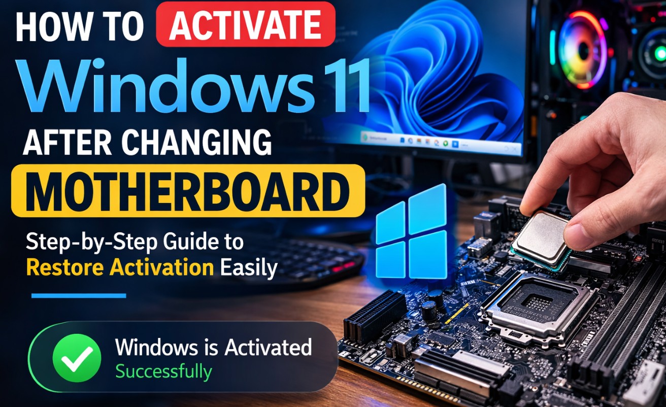 How to Activate Windows 11 After Changing Motherboard