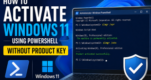 How to Activate Windows 11 Using Powershell without Product Key